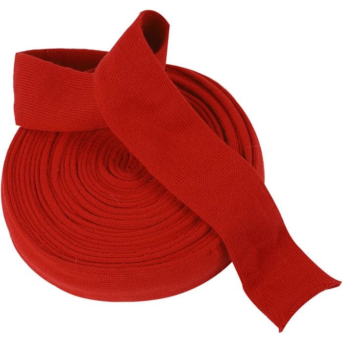 Tricot tubulaire, 60 mm, rouge cerise, 10m/ 1 rouleau