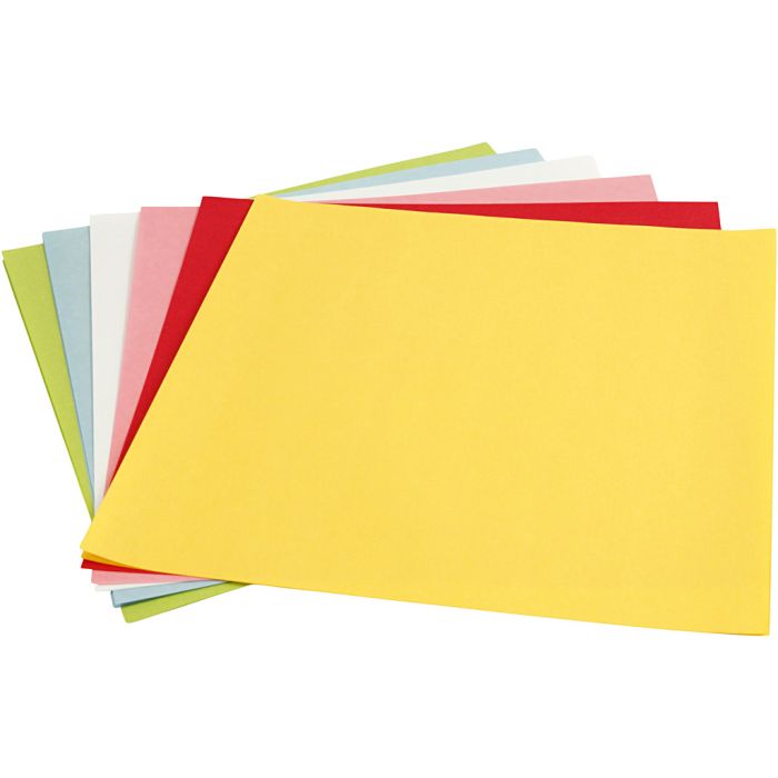 Origami-Papier, feuille 30x30 cm, 80 gr, couleurs classiques, 12 flles/ 1 Pq.