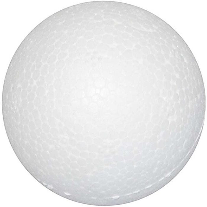 Boules en polystyrène, d 3 cm, blanc, 100pièces/ 1 Pq.