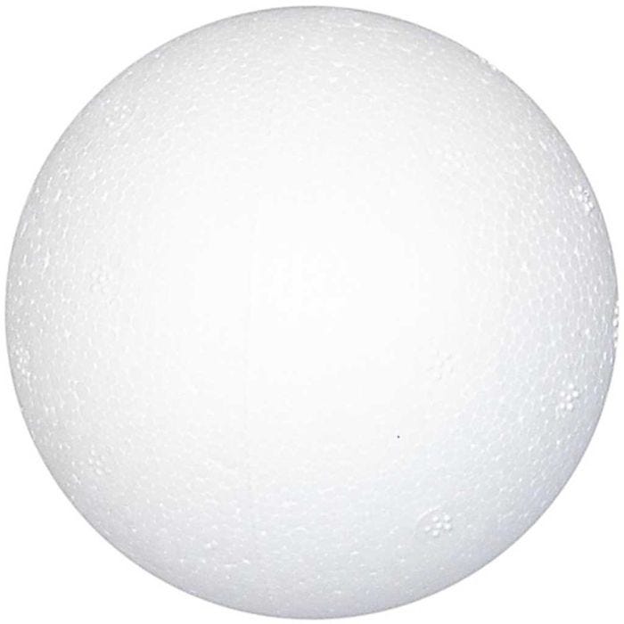 Boules en polystyrène, d 7 cm, blanc, 50pièces/ 1 Pq.