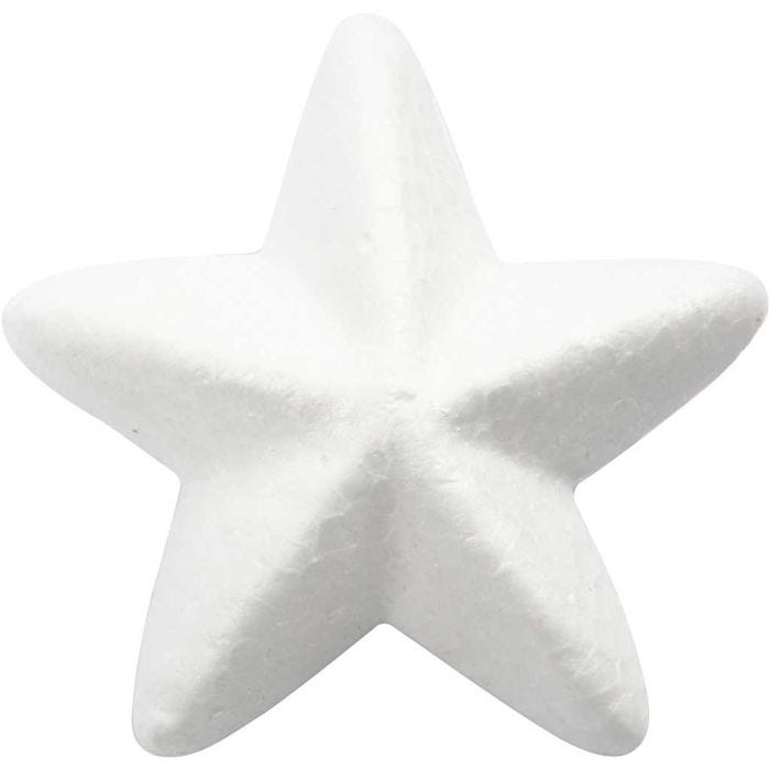 Etoiles , 6 cm, blanc, 50pièces/ 1 Pq.