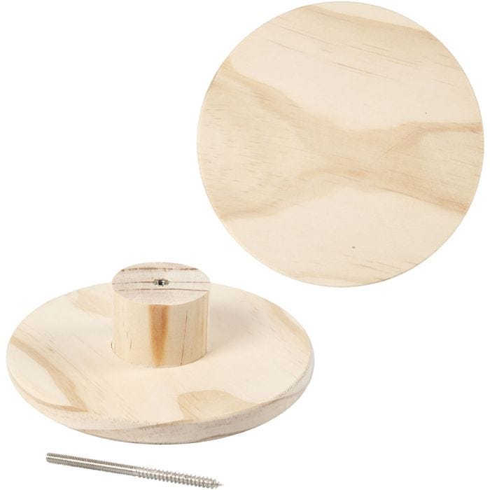 Porte-manteau, rond, 4,5 cm, 15 cm, 1 pièce