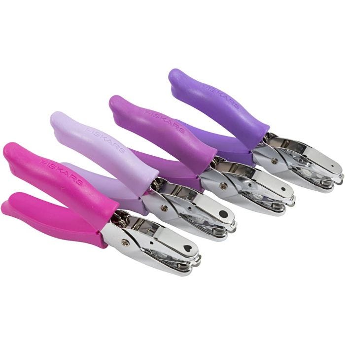 Fiskars Pince perforatrice, diamètre intérieur 1,5+3+5+6 mm, 4 pièces/ 1 Pq.