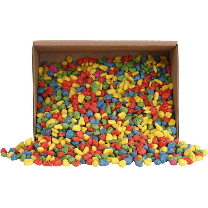 Mosaïques, 8-10 mm, 5 mm, Couleurs vives, 2kg/ 1 Pq.