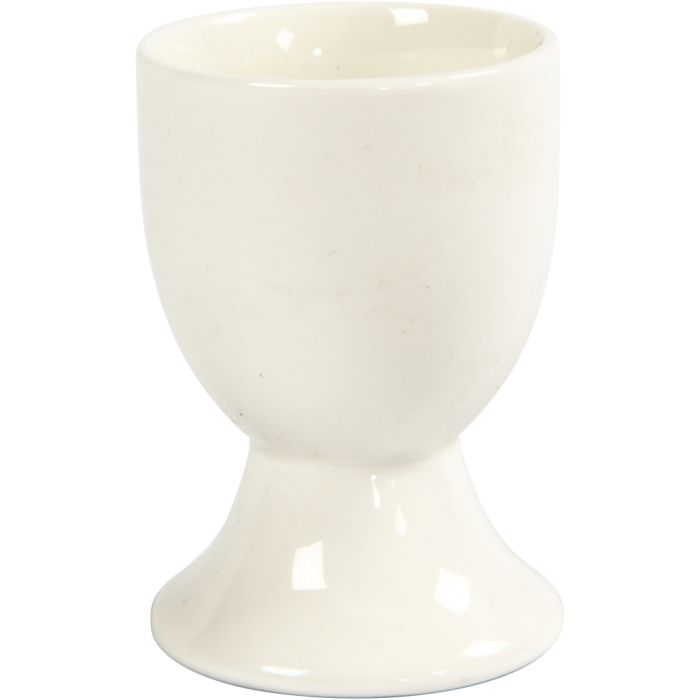 Coquetiers, H : 6,5 cm, blanc cassé, 12 pièces/ 1 Pq.