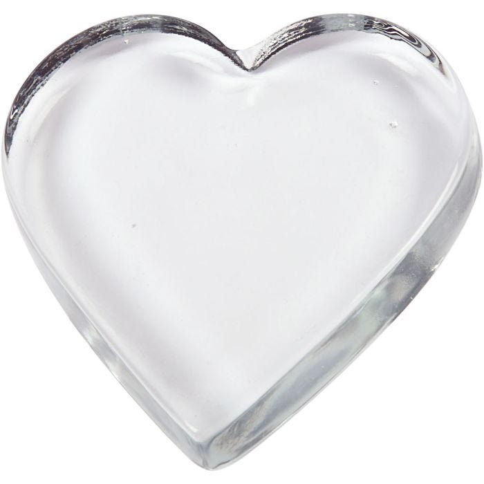 Coeur, 10x9 cm, 15 mm, 1 pièce