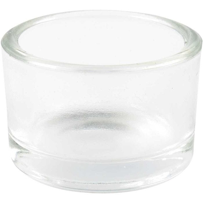Photophores, H : 3,2 cm, d 5 cm, 48pièces/ 1 Pq.