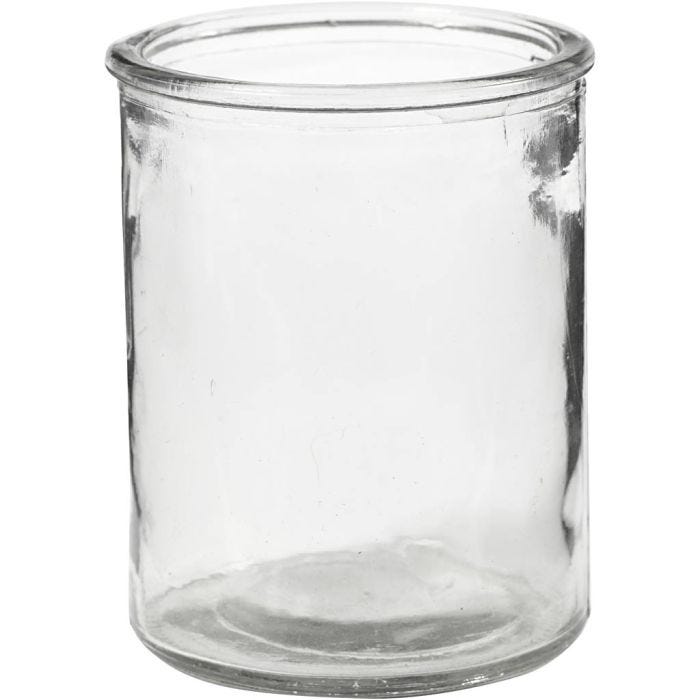 Bougeoir pour bougies chauffe-plat, H : 9,8 cm, d 8 cm, 6pièces/ 1 Pq.