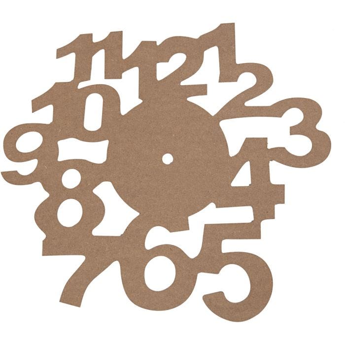 Cadran horloge, 30 cm, 3 mm, 1 pièce