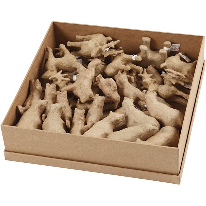 Animaux polaires, H : 8-12,8 cm, L : 5,6-11,8 cm, 32pièces/ 1 Pq.