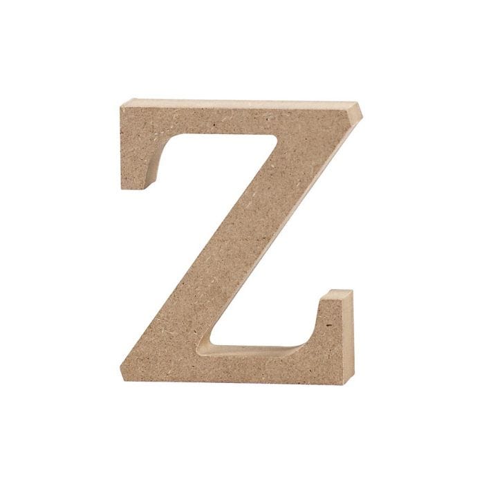 Lettre, z, H : 8 cm, ép. 2 cm, 1 pièce