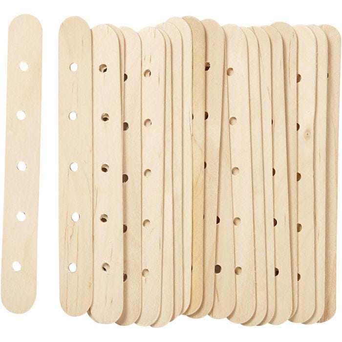 Bâtonnets de construction, 15 cm, 1,8 cm, 4 mm, 20pièces/ 1 Pq.