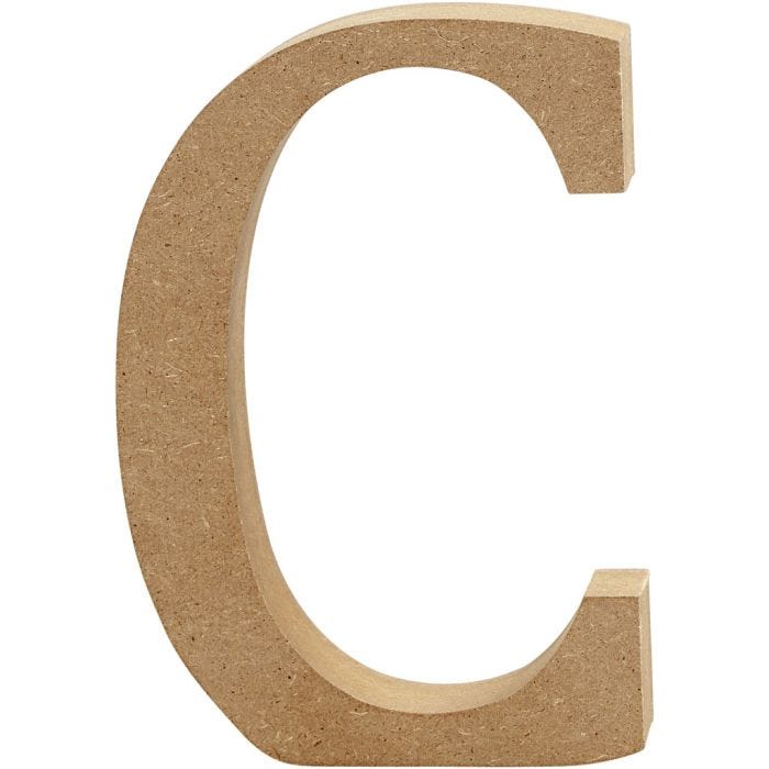 Lettre, C, 13 cm, 2 cm, 1 pièce