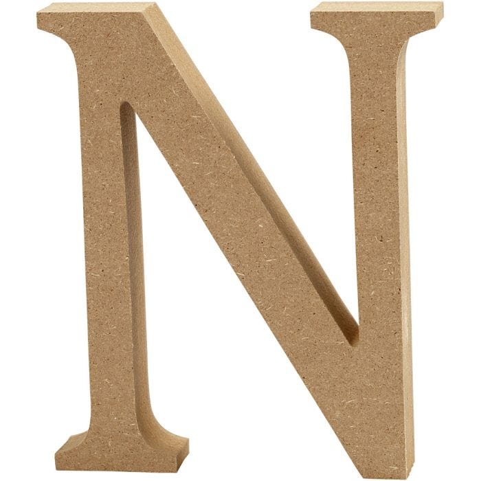Lettre, N, 13 cm, 2 cm, 1 pièce