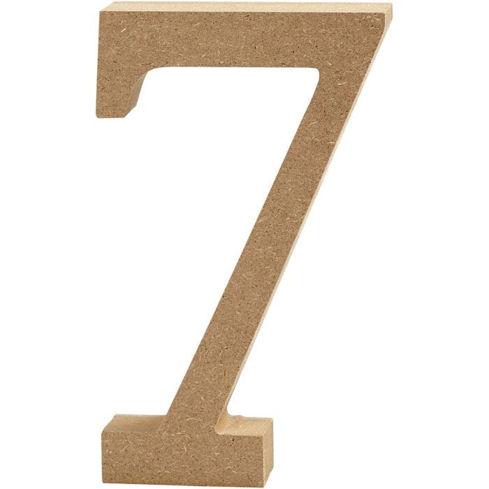 Chiffre, 7, 13 cm, 2 cm, 1 pièce