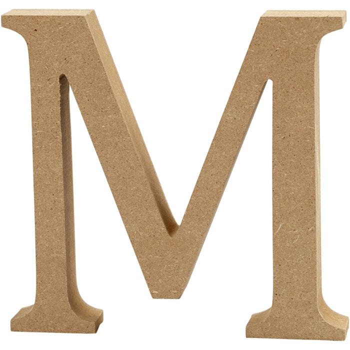 Lettre, M, 8 cm, 1,5 cm, 1 pièce
