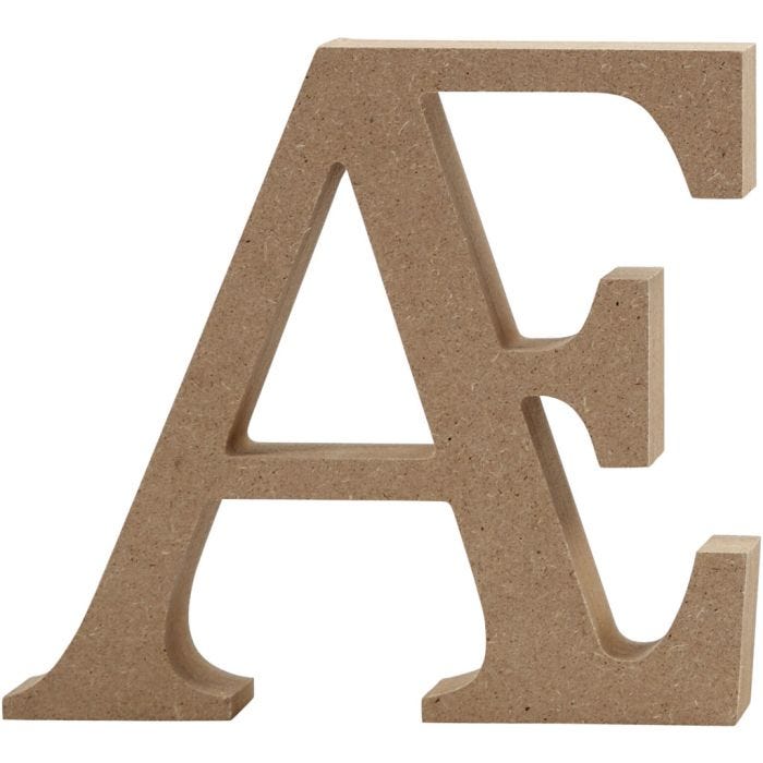 Lettre, Æ, 8 cm, 1,5 cm, 1 pièce