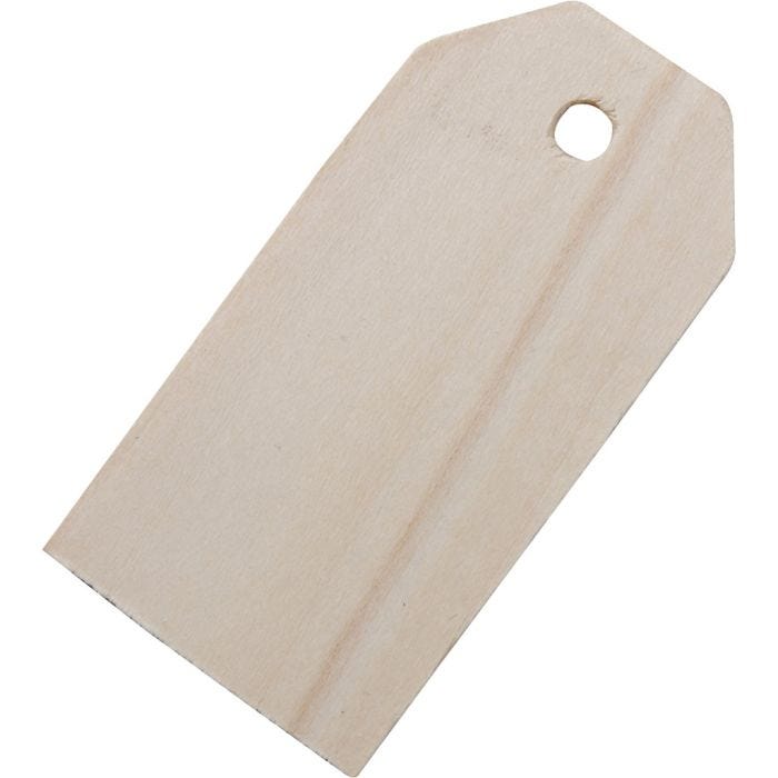 Etiquettes cadeaux, dim. 30x60 mm, 10pièces/ 1 Pq.