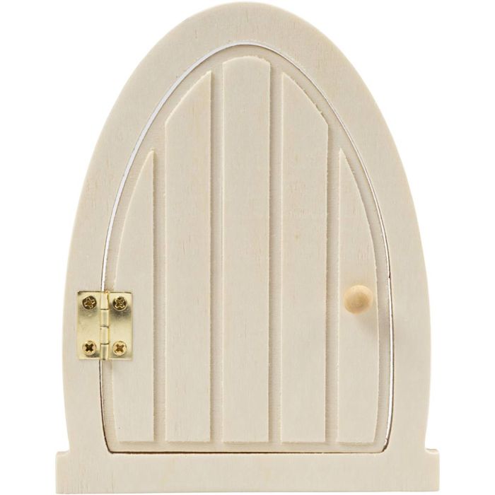 Porte avec charnières, H : 13 cm, L : 10 cm, 1 pièce