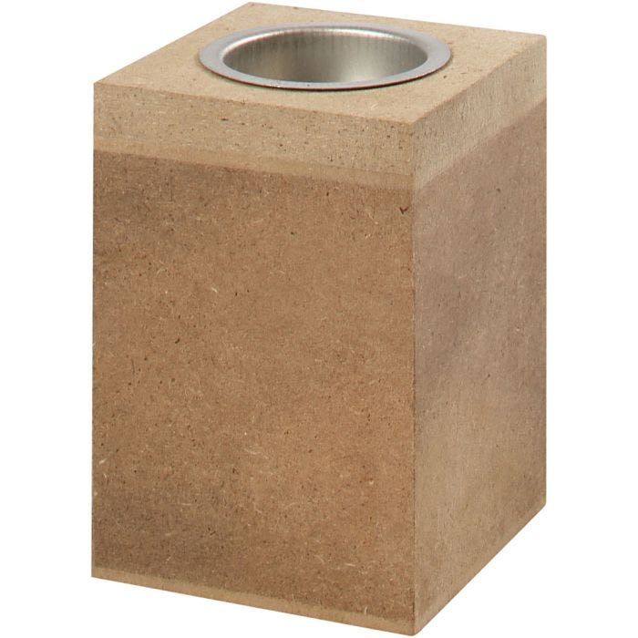 Bougeoir, 10 cm, 7x7 cm, 1 pièce