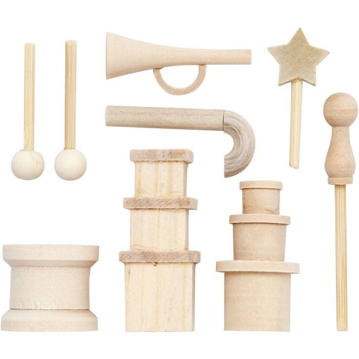 Petits accessoires, 2-5,5 cm, 1 Pq.