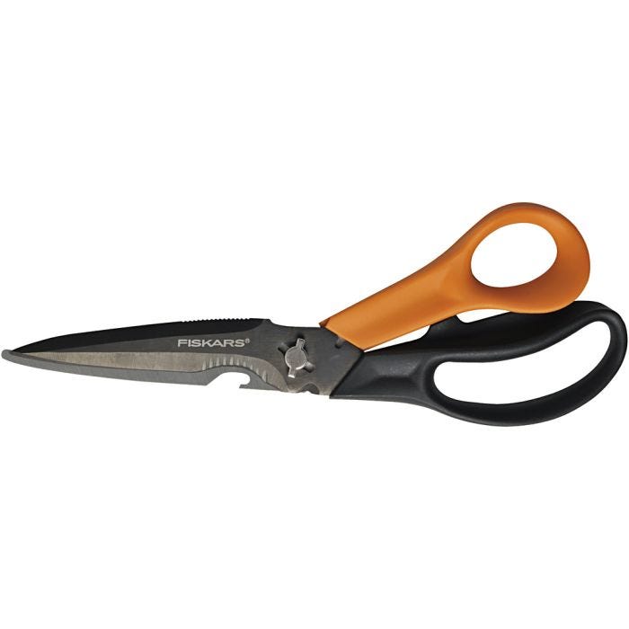 Fiskars Ciseaux Multi-fonctions, L : 23 cm, 1 pièce