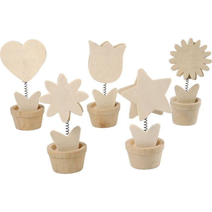 Support pour notes, H : 10 cm, d 5 cm, 10pièces/ 1 Pq.
