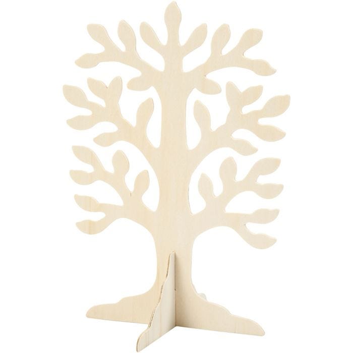 Arbre en Bois, 30x21,5 cm, 1 pièce