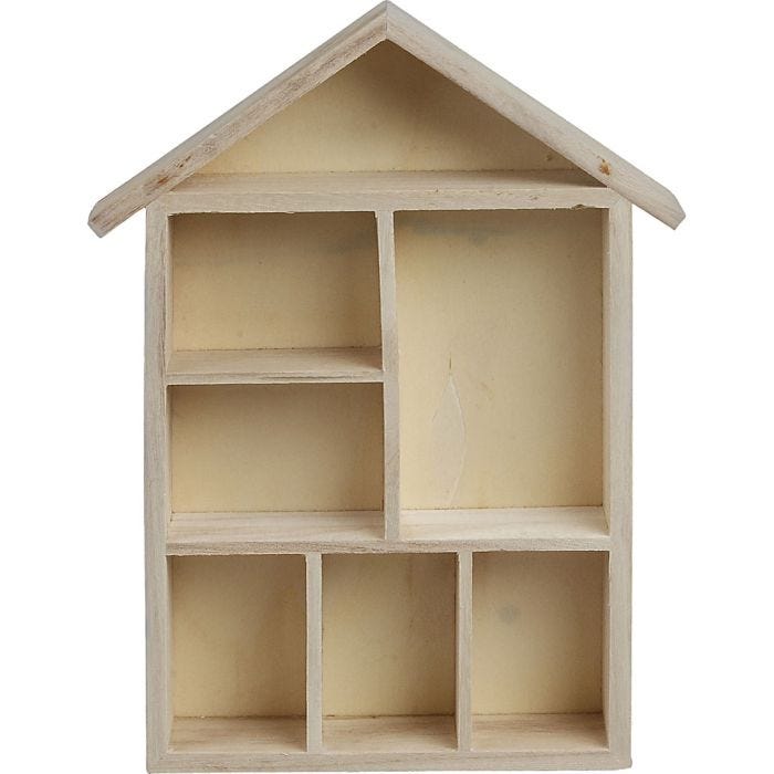 Maison étagère, 30x21x3,5 cm, 1 pièce