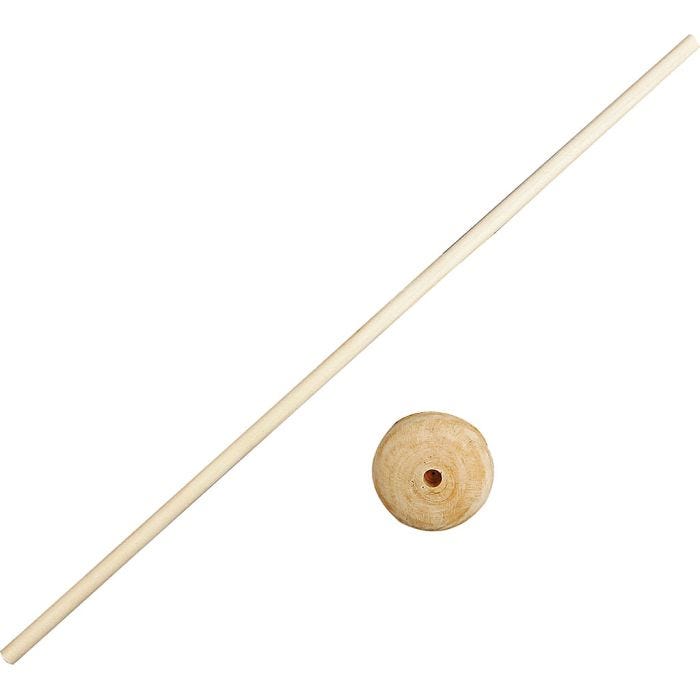 Supports en bois, 30 cm, 4 cm, 6 mm, 10set/ 1 Pq.