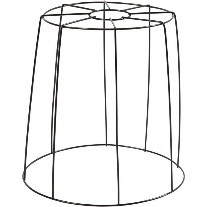 Abat-jour, 20 cm, 15,5-20 cm, noir, 1 pièce