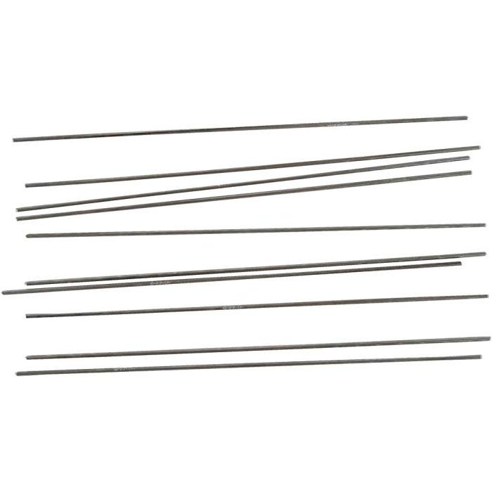Tiges en métal, 20 cm, 2 mm, 10pièces/ 1 Pq.