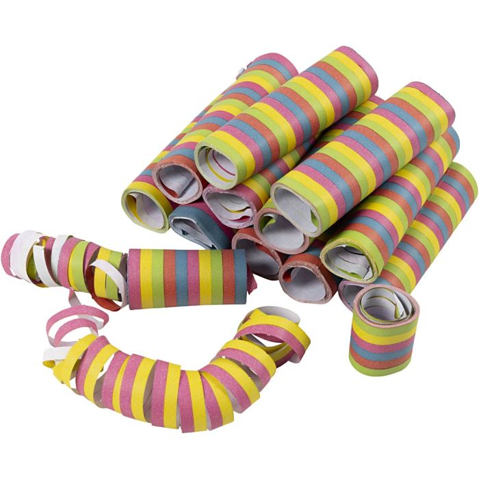 Serpentins, 12 rouleau/ 1 Pq.