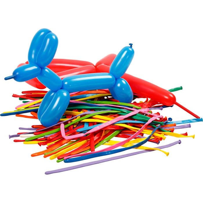 Ballons à sculpter, A sculpter, L : 152 cm, 100pièces/ 1 Pq.