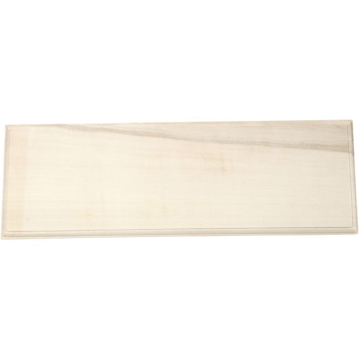 Panneau en bois, 10x30 cm, 1 cm, 1 pièce