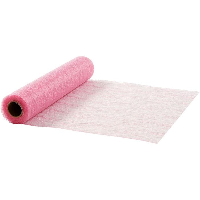 Chemins de table, 30 cm, rose clair, 10m/ 1 rouleau