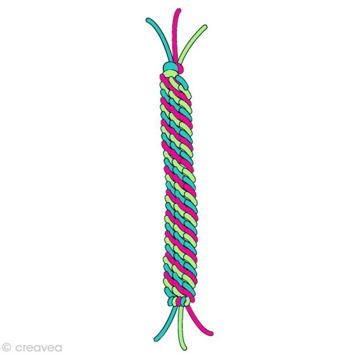 Comment faire un bracelet brésilien plat
