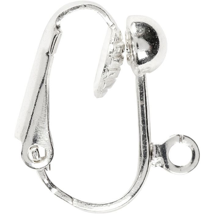 Boucles d'oreilles, 16,5 mm, 1,5 mm, 1,6 mm, argenté, 40pièces/ 1 Pq.