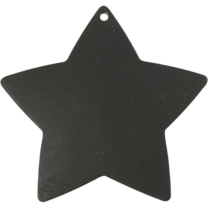 Étoile, 37 mm, 1 mm, noir, 1 pièce