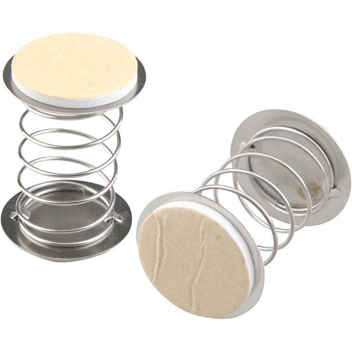 Ressorts, H : 4,5 cm, d 3,5 cm, 20pièces/ 1 Pq.