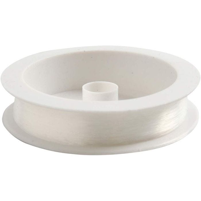 Fil nylon, ép. 0,25 mm, Résistance à la traction: 7,5 kg, 100 m/ 1 rouleau