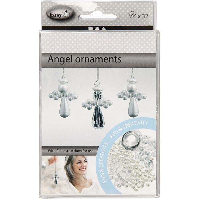 Ornement Ange, 2,8 cm, 32pièces/ 1 Pq.