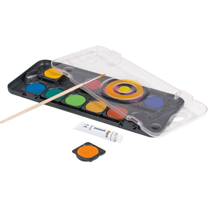 Peinture Aquarelle PRIMO, d 30 mm, ass. de couleurs, 12 couleurs/ 1 Pq.