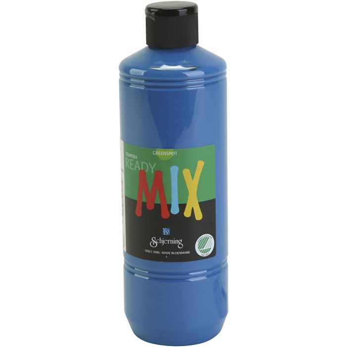 Ready Mix Greenspot, mate, bleu primaire, 500 ml/ 1 flacon