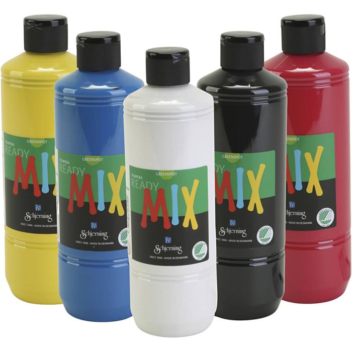 Ready Mix Greenspot, mate, ass. de couleurs, 5x500 ml/ 1 Pq.