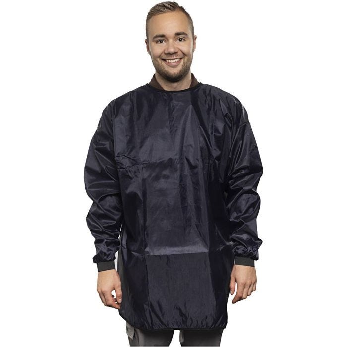 Tablier d’artiste, L : 92 cm, bleu, 1 pièce