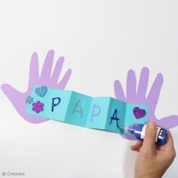 DIY faire une carte accordéon pour son papa
