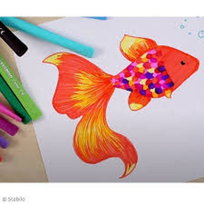 Apprendre un dessiner un poisson