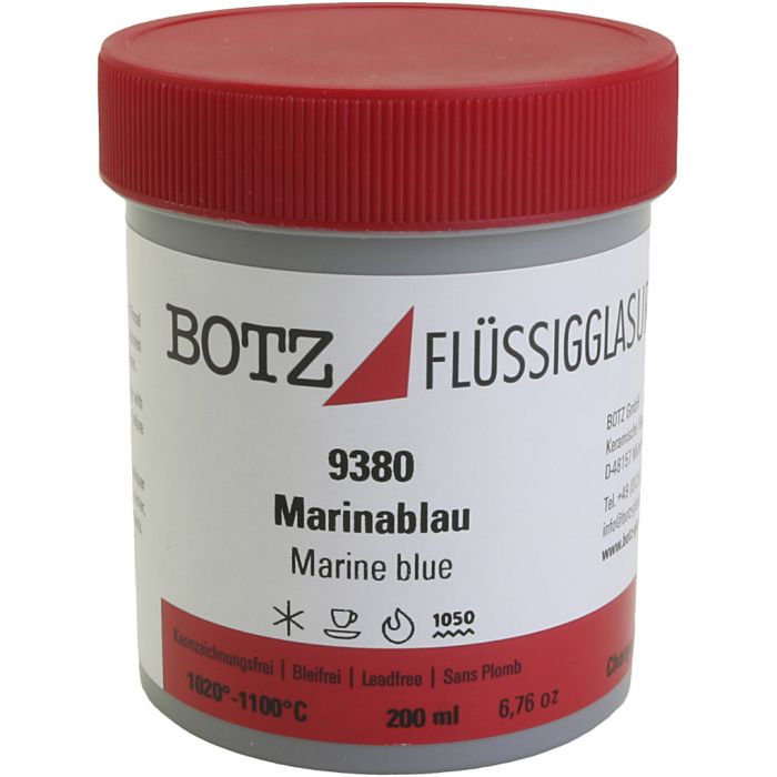 Glaçure pour argile, bleu, 200 ml/ 1 boîte