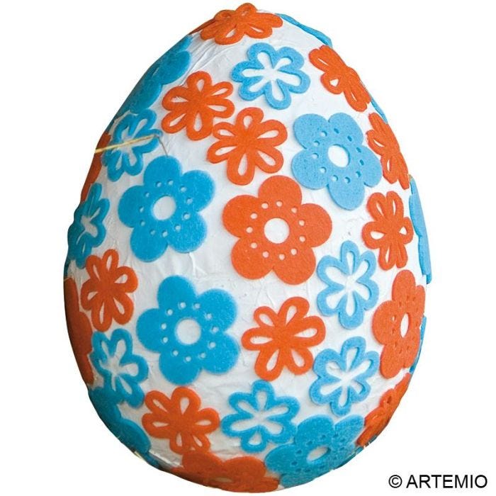 Fabriquer un oeuf de Pâques géant en papier mâché